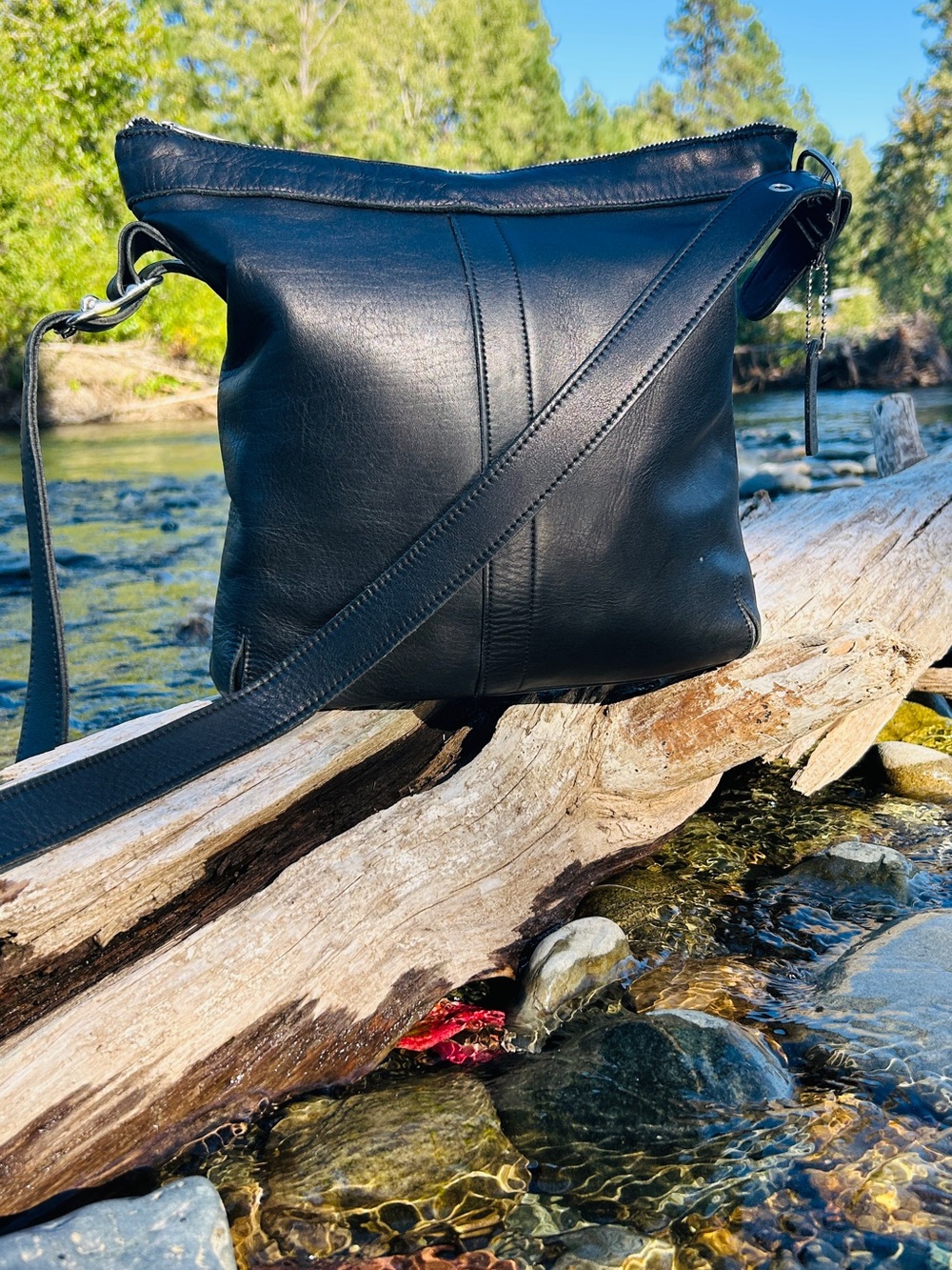 Vintage 1998 Coach Legacy Small Hobo 9059 Black Leather Made in the USA 🇺🇸
